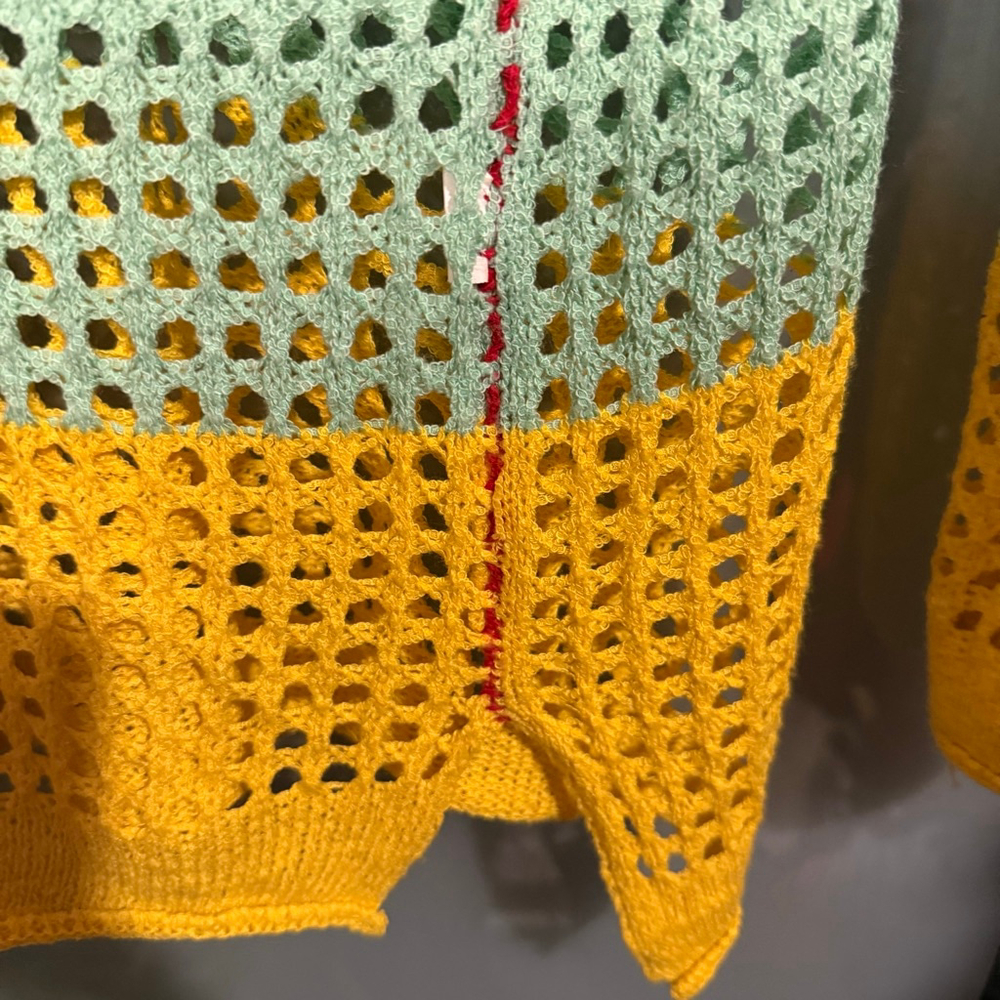Colorful Knit Women Swim Coverup - Picture 3 of 4